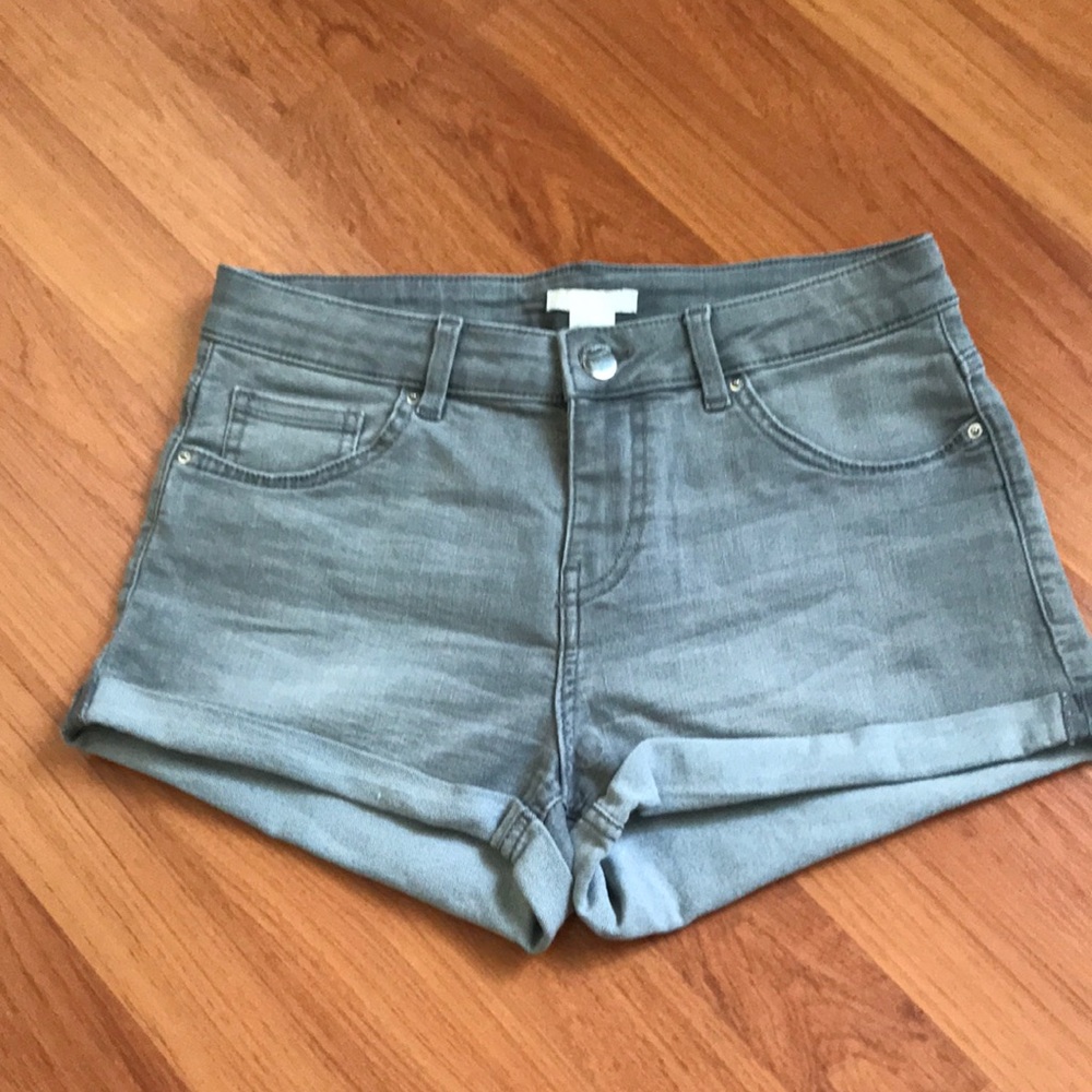 H&M Gray Denim Shorts